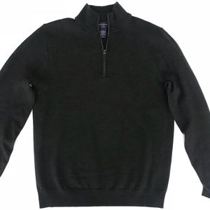 Banana Republic merino wool quarter zip